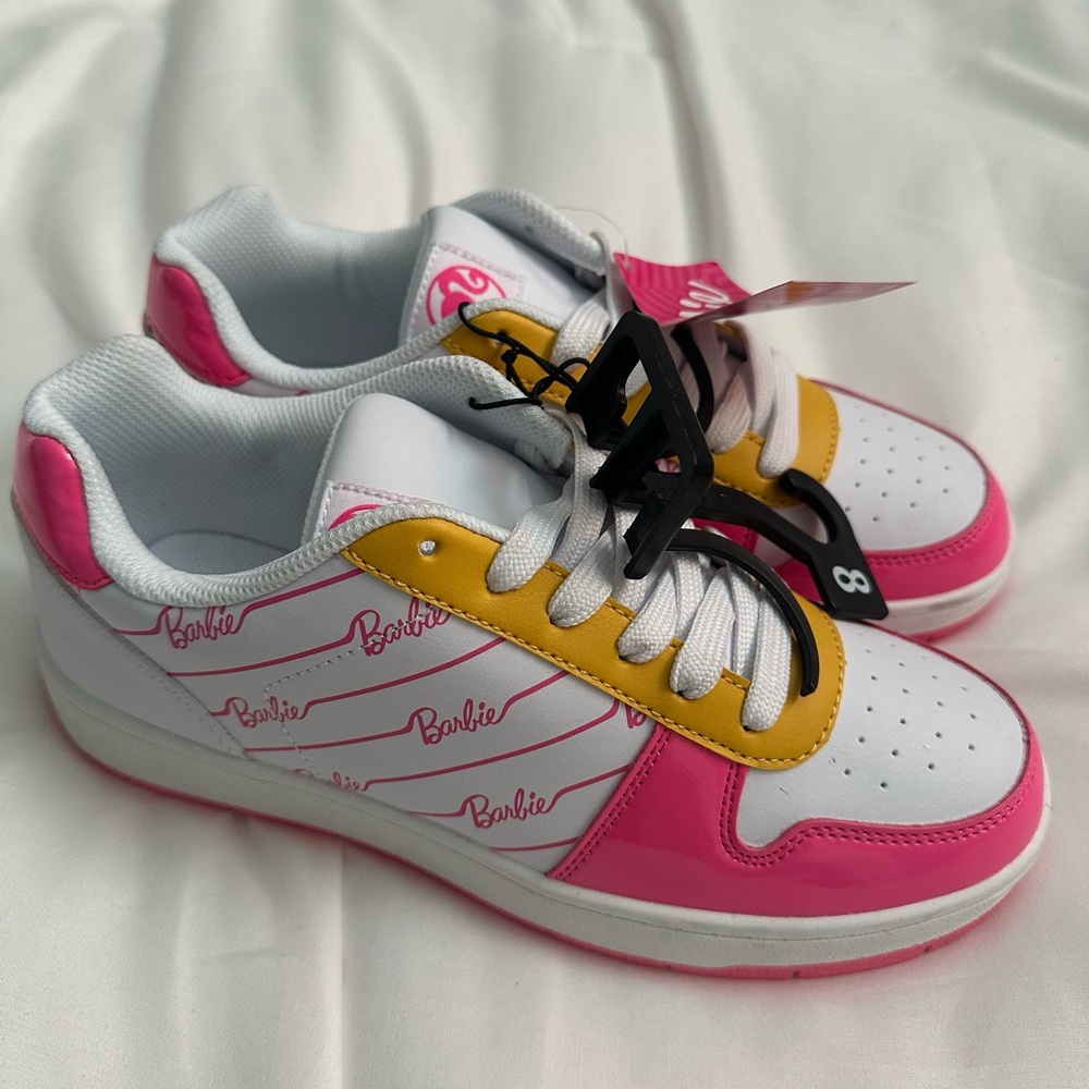 Mattel Barbie Pink and Yellow Sneakers